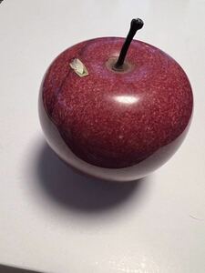 ◆りんご　マーブルアップル　ペーパーウェイト◆g-558