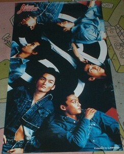  постер SMAP (s карта ) [Johnny's World] by LAWSON ( Kimura Takuya Nakai Masahiro Inagaki Goro Kusanagi Ysuyoshi Katori Shingo лес . line )