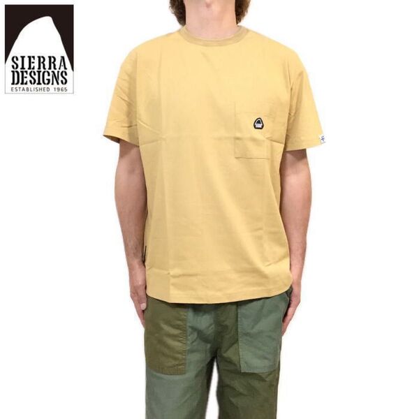 新品 正規 M SIERRA DESIGNS シエラデザインズ Tシャツ ポケットTシャツ ワンポイント 刺繍 抗菌 抗ウイルス