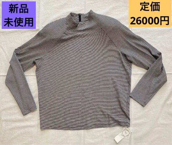 新品未使用 タグ付 エプタモーダ 長袖 ボーダー カットソー 薄手 上質 カットソー Tシャツ