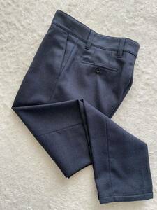 PT01 size30 ウールスラックス ネイビー メンズ 濃紺 FORWARD ピーティーゼロウーノ (KI)