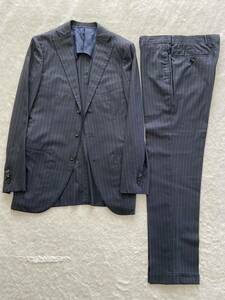  spring summer TOMORROWLAND size8D44 made in Japan navy stripe suit order goods Tomorrowland (KI)