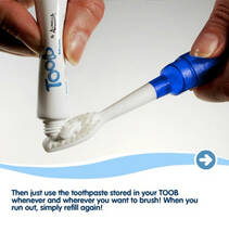 Toob Toothbrush【ORANGE】ポータブル　歯ブラシ_画像2