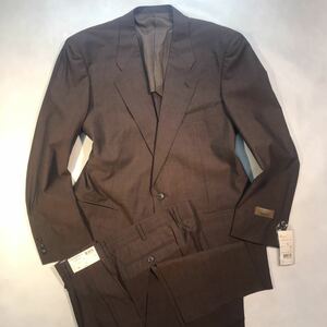  new goods unused super-discount tag attaching * extra-large * men's suit gentleman clothes . wide / large size 2L/ light brown group Brown /no- Benz 2 tuck *