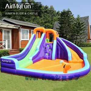  high quality * slide slipping pcs castle large playground equipment water slider air playground equipment safety for children present interior / outdoors pool 