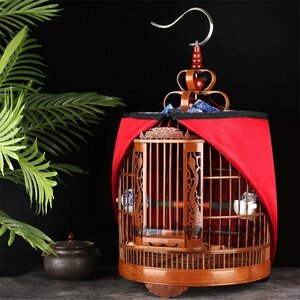  beautiful goods appearance * bird cage bamboo made high class . garden type handmade sculpture circle bamboo bird .