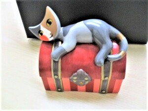 新品ドイツ ゲーベル社　ロジーナヴァハトマイスター　猫　ねこ　ネコ　貯金箱　鍵付き　置物　guardiano　ロジーナキャット