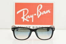 ★新品・正規輸入品！Ray-Ban レイバン RB2132F 901/3A NEW WAYFARER ニューウェイファーラー ブラック クリア グラディエント グリーン★_画像2