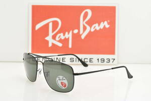 ★新品・正規輸入品！Ray-Ban レイバン POLARIZED 偏光 RB3560 002/58 THE COLONEL コロネル ブラック ポラライズドグリーンクラシック★