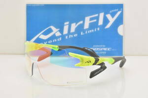 ★新品・国内正規品！Air Fly エアフライ AF-301 C-31BK ネオンイエローマット フォトグロミックパープルゴールドミラー 調光レンズ★