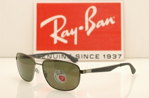 ★新品・正規輸入品！Ray-Ban POLARIZED レイバン 偏光 RB3528 029/9A　マットガンメタル　ポラライズドグリーンクラシック★