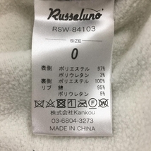 ラッセルノ トレーナー 黒×カーキ 切替 カモフラ チェック レディース 0 ゴルフウェア RUSSELUNO_画像5