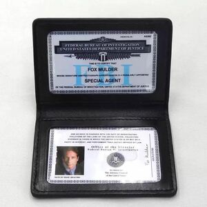 [X file ]FBI special ... fox. ID card-case replica 
