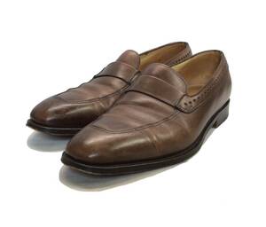 JOHN LOBB ジョンロブ ローファー ドレスシューズ ビジネスシューズ 革靴 ブラウン 4596 メンズ 91/2E