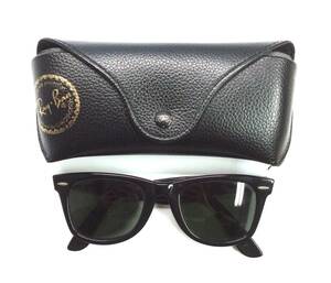 RAYBAN B&L RayBan boshu rom Vintage Wayfarer WAYFARER black sunglasses 5022