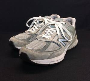 NEW BALANCE ニューバランス M990GL5 USA製 スニーカー グレー メンズ 25.5cm