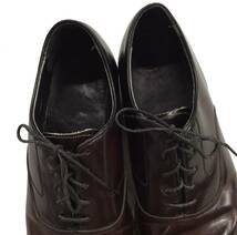 FLORSHEIM フローシャイム ストレートチップ ドレスシューズ 革靴 バーガンディ メンズ 7D 25cm位_画像4