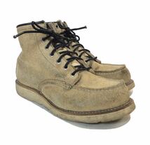 RED WING レッドウィング 羽タグ アイリッシュセッター スウェード ベージュ ブーツ メンズ レディース 6E 24cm_画像2