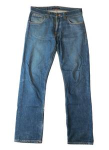 nudie jeans ヌーディージーンズ ITALY製 EVEN STEVEN ORGANIC DRY デニムパンツ ジーンズ W33 ユニセックス (ma)