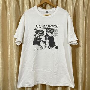 ソニックユース SONIC YOUTH GOO Tシャツ サイズXL ホワイト ボディーGILDAN フリークスストア購入