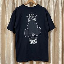 ステューシー Crown Spade Tシャツ サイズL ブラック_画像1