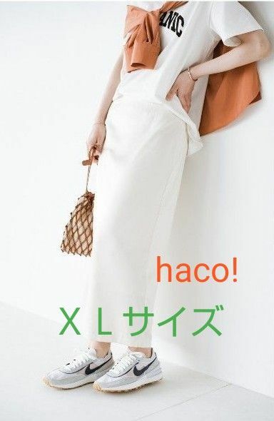 haco! 軽やかサテン素材のストレートスカート by who made me