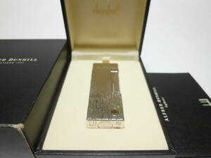 ダンヒル　dunhill　ライター　RL1103　シルバー　着火OK　炎調整OK　化粧箱付　極美品！！