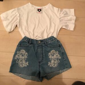 Tシャツとショートパンツ120