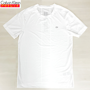 カルバンクライン 新品・アウトレット 半袖 Tシャツ Sサイズ 4MS9K193 100 WHITE 白 メンズ クリックポストで送料無料の画像1