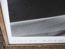 90's ANSEL ADAMS Official Picture print"SAND DUNES, DEATH VALLEY NATIONAL PARK"★90's アンセルアダムス特大プリント_画像7
