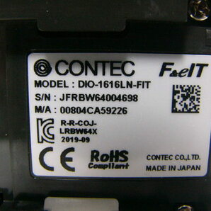 ★未使用に近い★ CONTEC DIO-1616LN-FIT イーサネット接続型 デジタル入出力装置 F&eIT I/O 16ch/16ch 複数有の画像5