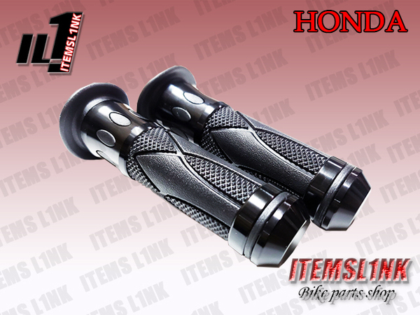 LK2-3BK アルミ ハンドル グリップ VTR250 CB400F 400X ホーネット250 CB400SF CB400SB NC31 NC39 NC42 PCX125 フォルツァ 専用