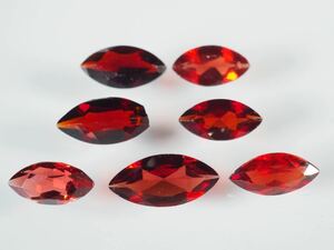 ★☆★BI-LOきまぐれ大セール★☆★ No 0515 天然石 ガーネット 7石セット 計5.27ct 産地タンザニア