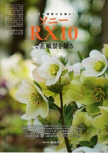 Sony ソニー RX10 で花風景を撮る /フォトコン特別付録(未使用美品)