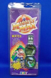  нераспечатанный MIGHTY MAX WATCH наручные часы список часы 1993 год Ame игрушка chi-p игрушка retro подлинная вещь HOPE не использовался mighty Max 