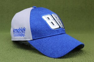 レア新品 ナスカーxニューエラ No88 NASCAR HENDRICK MOTOR SPORT 9FORTY NEWERA メッシュキャップ 帽子 青灰 ブルーxグレイ 管nska