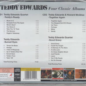 ◆新品・送料無料◆テディ・エドワーズ/4 classic albums/テディーズ・レディ、サンセット・アイズ 他 2枚組 Import v6343の画像2