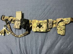 美品　ベルトセット一式　実物 crye mbr belt grenade pouch yates lanyard eagle ifak pouch s&s precision safariland 6378 gerber mp600