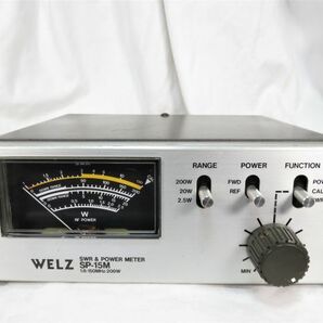 WELZ SP-15M 1.8-150MHz SWR＆パワー計 MAX200W HF/50M/144MHzの画像1