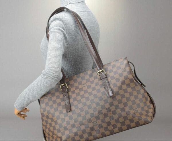 ルイヴィトン チェルシー 　ダミエ　トートバッグ LOUIS VUITTON ルイヴィトントートバッグ