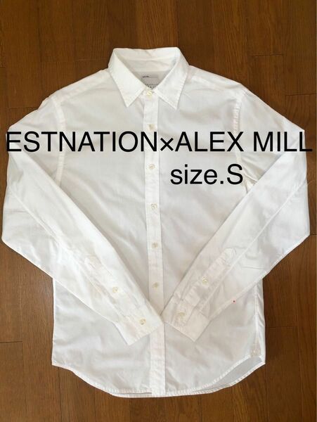 ESTNATION×ALEX MILL 長袖シャツ S