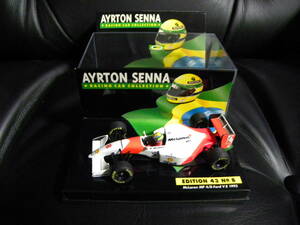 1/43McLARENマクラーレンフォードFORD V8 MP4/8 1993アイルトンセナAYRTON SENNA RACING CAR COLLECTION LANGポールズモデルアートPMA