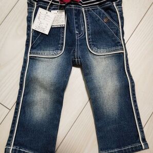 新品未使用 エフオーキッズ デニム 男の子 80