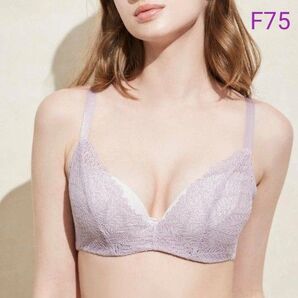 ウンナナクール ワイヤーブラ さあ、わたし F75 パープル 紫 ブラジャー ワコール