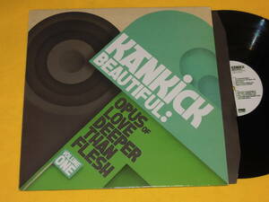 KAN KICK BEAUTIFUL : OPUS OF LOVE DEEPER THAN FLESH VOL.1 LP レコード HHV 133 KANKICK