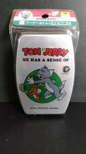  Showa Retro TOMandJERRY Tom . Jerry aluminium . present unused small two person . tennis 