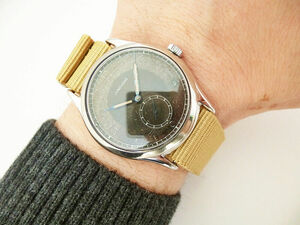 bx12** Junghans JUNGHANS hand winding military Cal.80smosekoOH settled rare valuable Vintage 