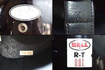 リペア済み！ 70’s BELL R-T ビンテージ ジェット ヘルメット 黒 ブラック オリペン 検 RT チョッパー 500TX BUCO ハーレー トライアンフ_画像4