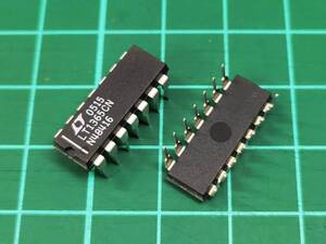 送料185円■新品1個■オペアンプ 高速 4回路 70MHz 1000V/us 14P DIP IC■Analog Devices(LINER) LT1365CN