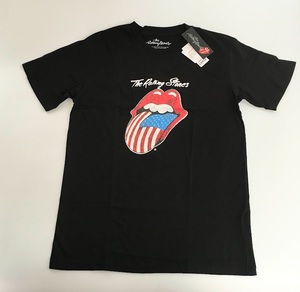 ya603 ３Ｌ【新品】ローリング・ストーンズ（The Rolling Stones）　ロックバンドTシャツ 　ビッグサイズ　黒　メンズ